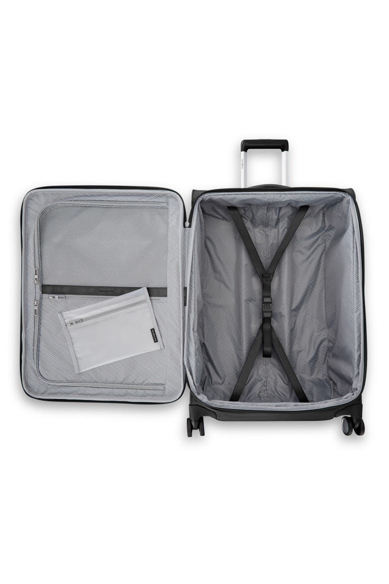 UpLIFT Softside Expandable (20"/29") 2 Piece Spinner Luggage Set, Alternate, color, Black
