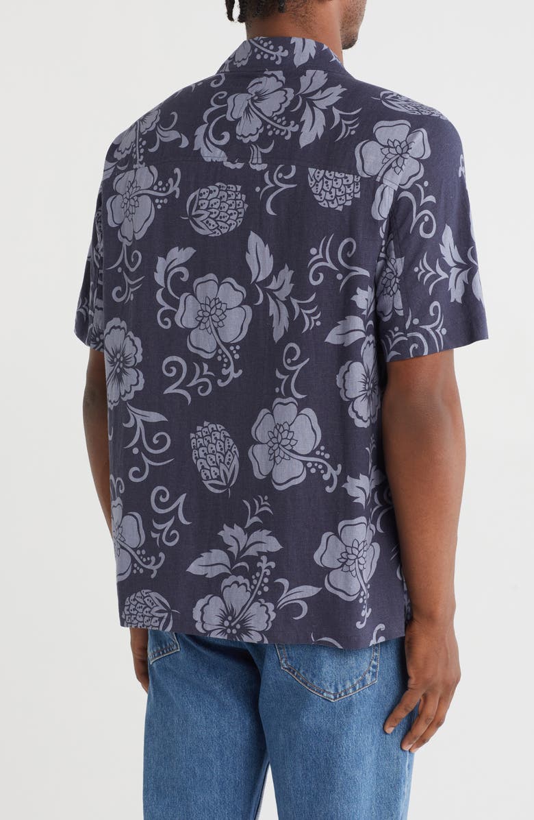 TRUTH Floral Print Button-Up Camp Shirt, Alternate, color, Print