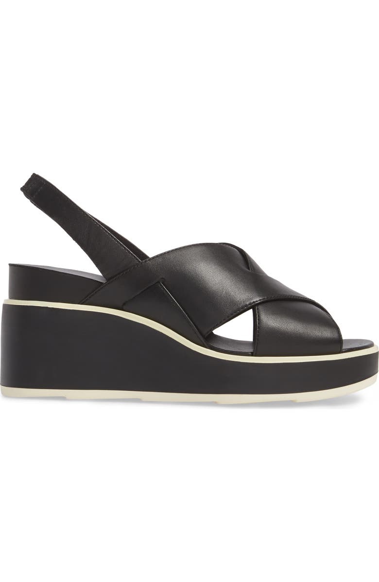 Camper Tropik Cross Strap Wedge Sandal, Alternate, color,