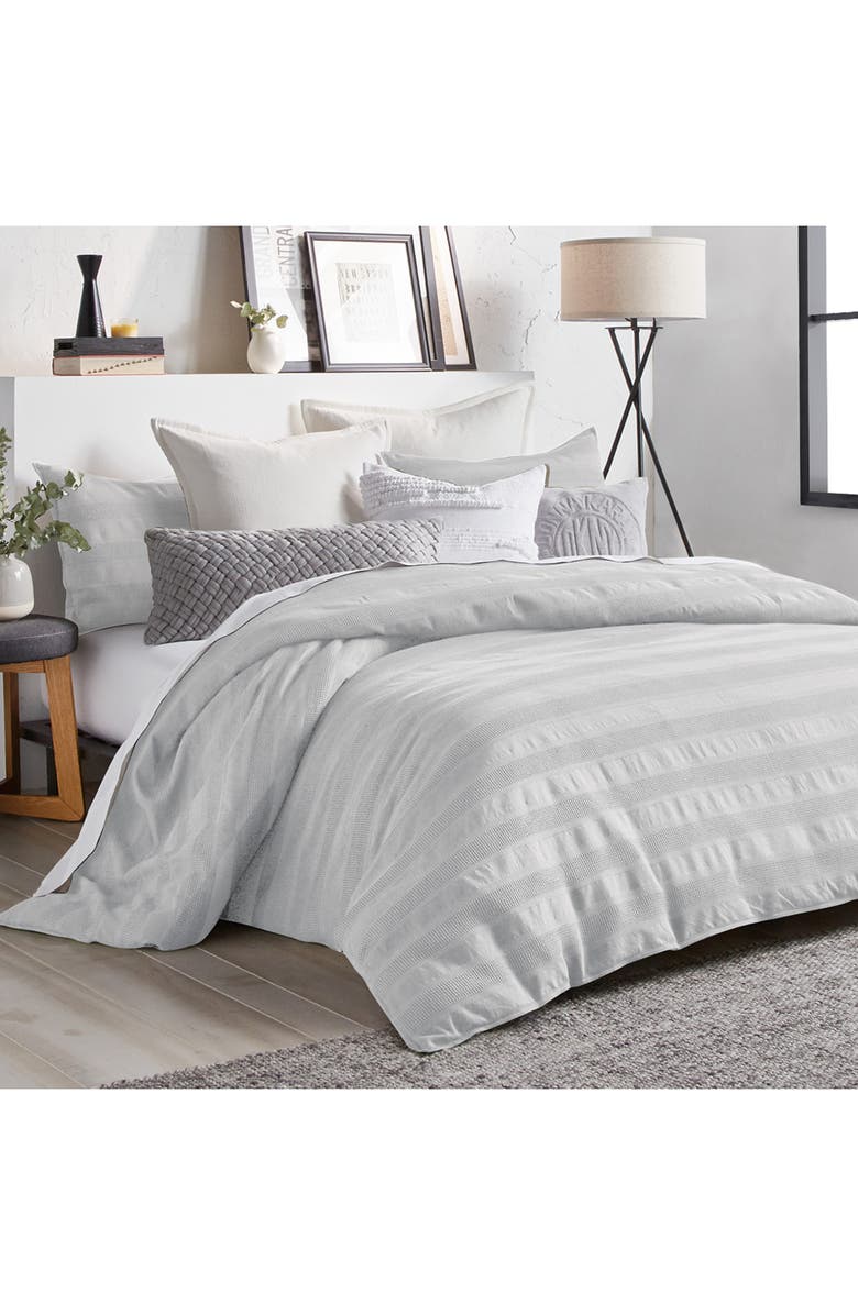 DKNY Avenue Stripe Cotton Comforter & Sham Set, Alternate, color,