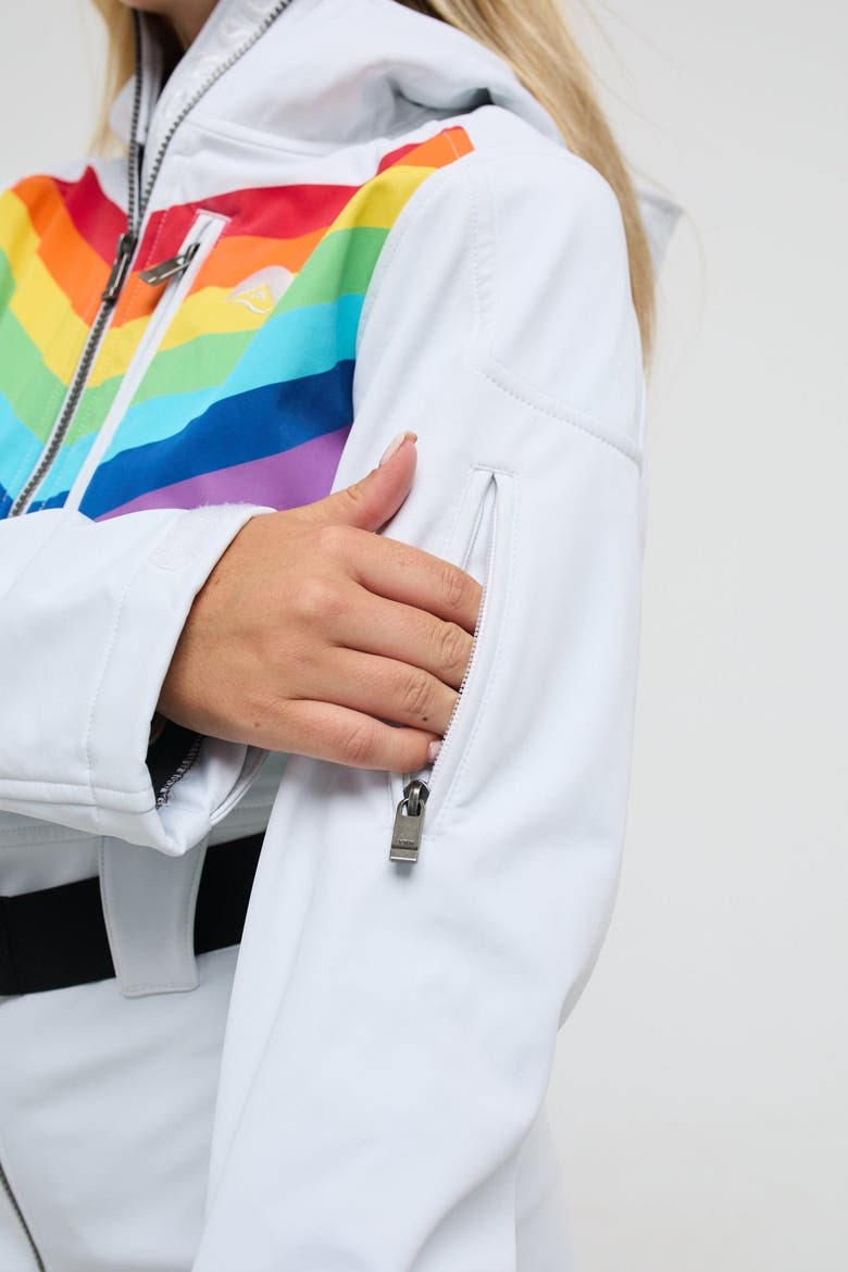 Chic Ski Suit - Rainbow Road, Alternate, color, Rainbow Road