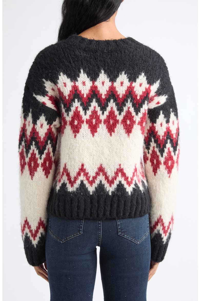 Jessalyn Fair Isle Sweater, Alternate, color, DOVE MULTI