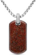 David Yurman Streamline® Tag with Red Agate