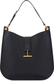 TOM FORD Large Tara Leather Hobo Bag