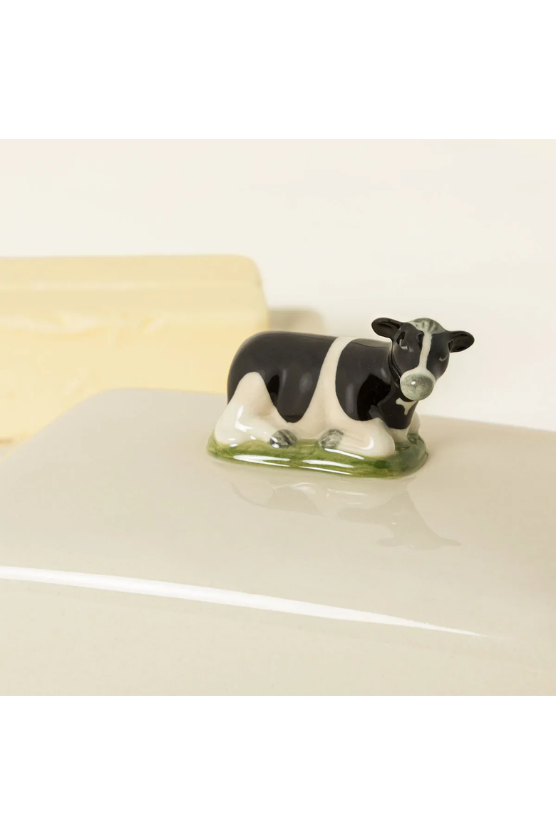 Cow Butter Dish by KA&F Group LLC, Alternate, color, Multi