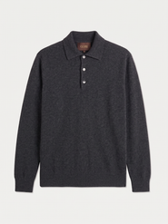 Gobi Cashmere Cashmere Classic Polo Sweater