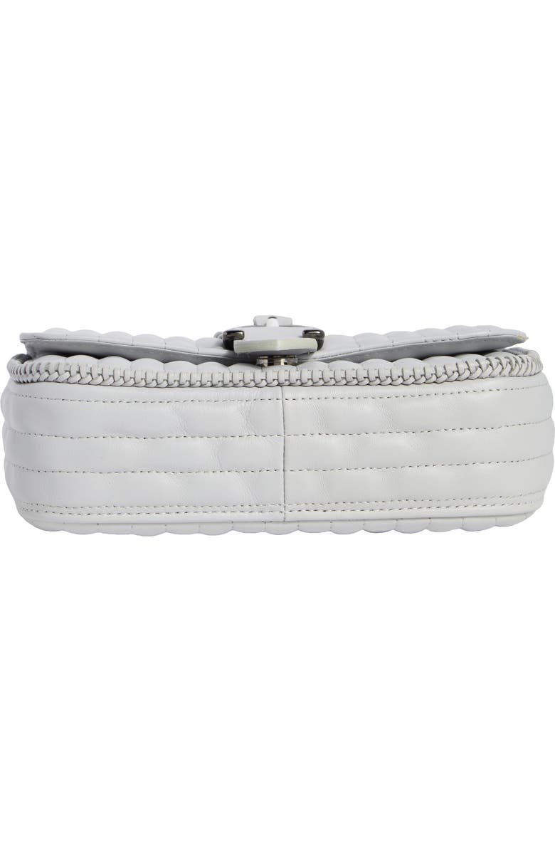 Longchamp Extra Small Quilted Leather Shoulder Bag, Alternate, color, Pearl