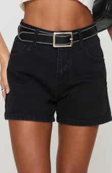 Princess Polly Saldana Washed Denim Shorts