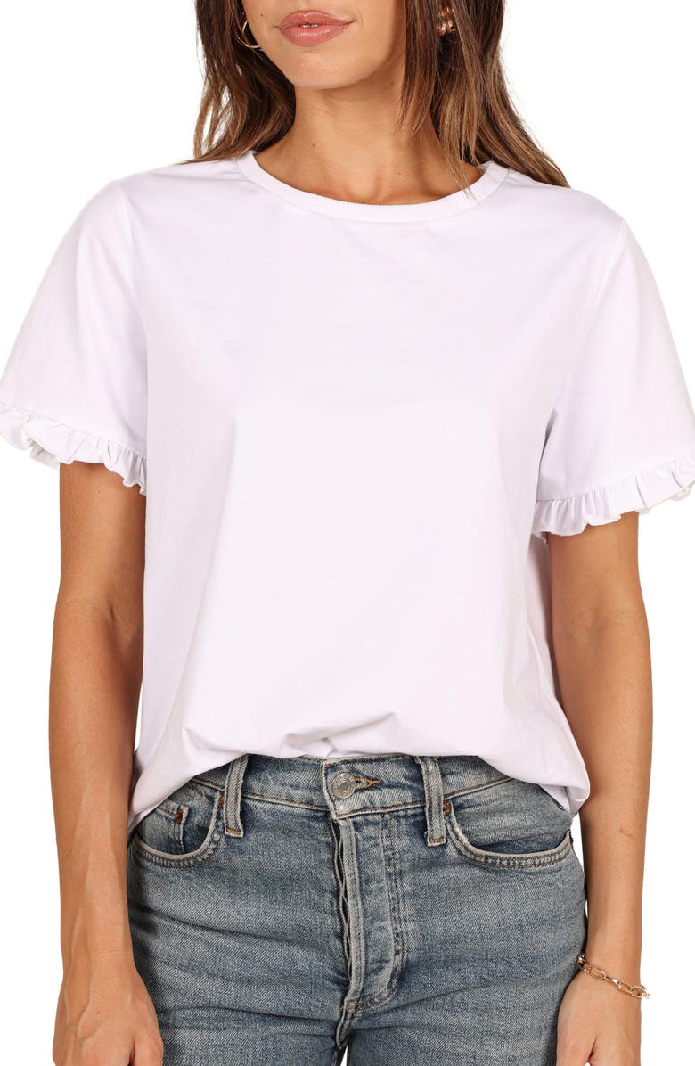 Petal & Pup Milo Ruffle Cuff T-Shirt, Alternate, color, 