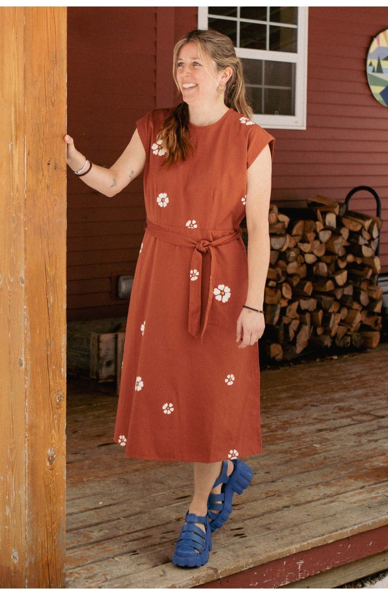 Bridge & Burn Eloise Dress, Alternate, color, Redstone Bloom