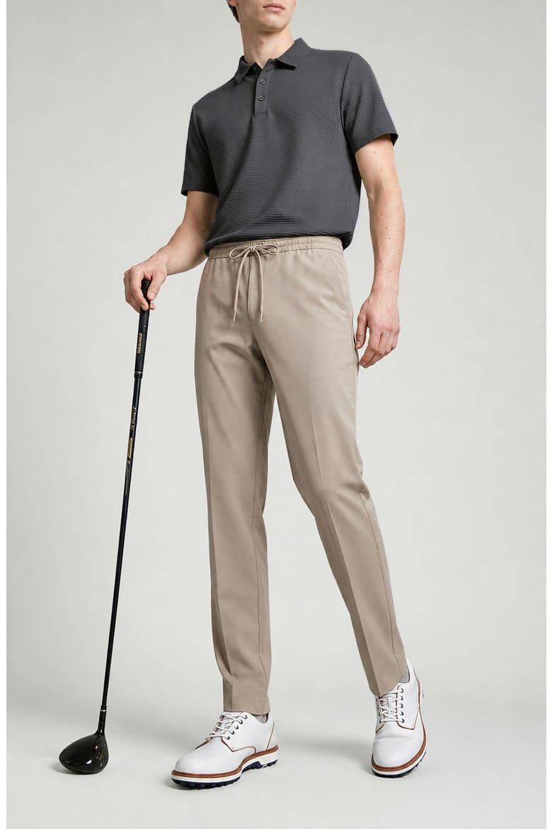 Benji Elastic Waist Pants, Alternate, color, BONE