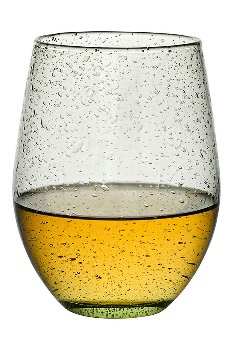 Provence Stemless Wine Glass, Alternate, color, BASIL