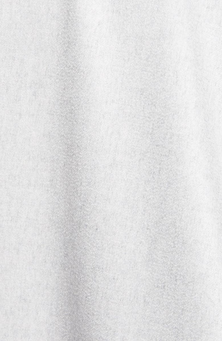 Sofia Cashmere Genuine Fox Fur Trim Cashmere Cape, Alternate, color, 