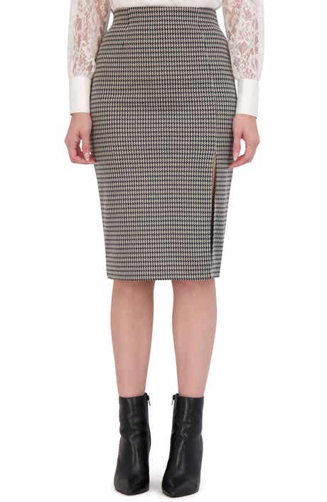 Front Slit Pencil Skirt