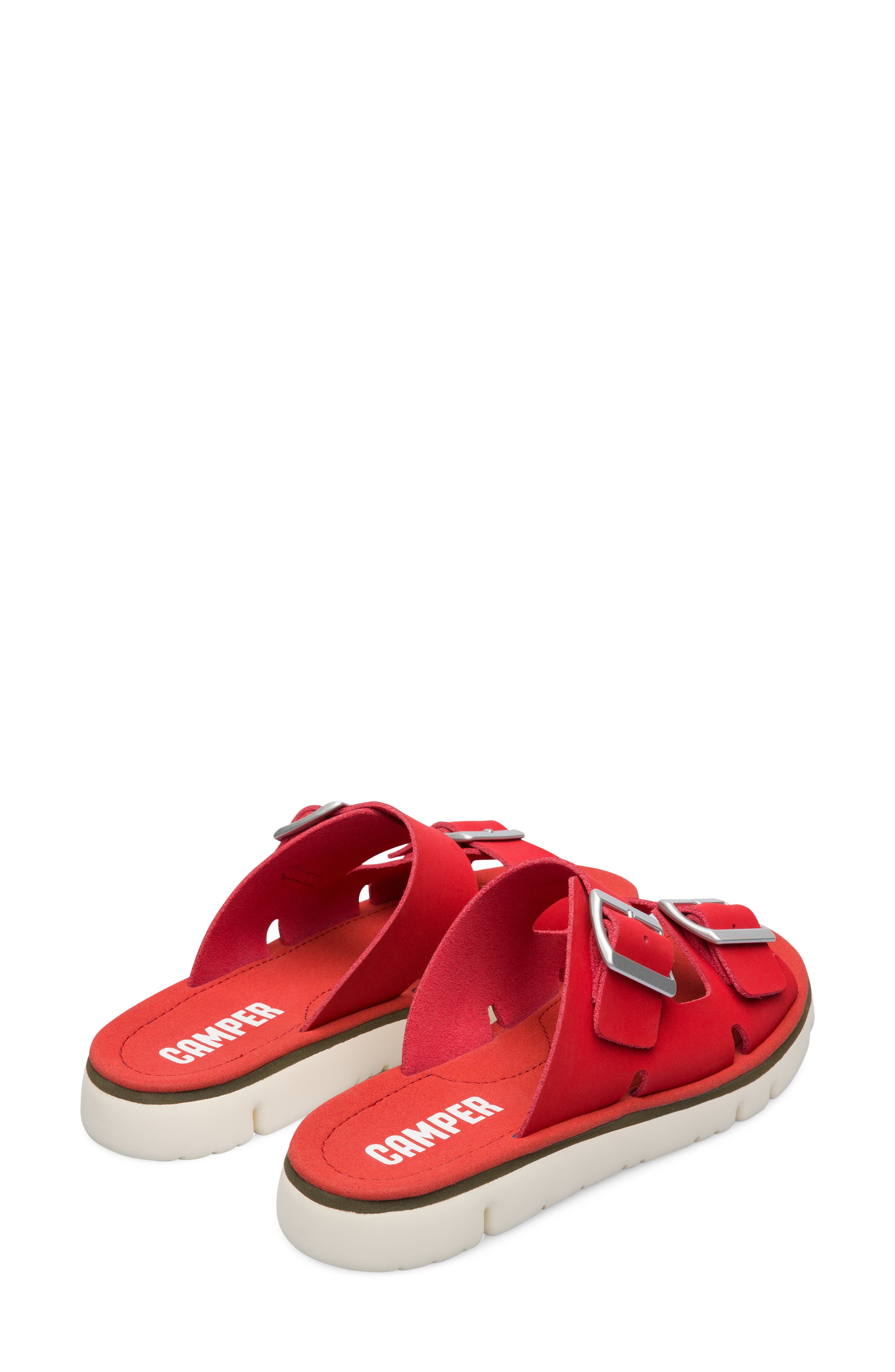 Camper Oruga Slide Sandal, Alternate, color, Medium Red