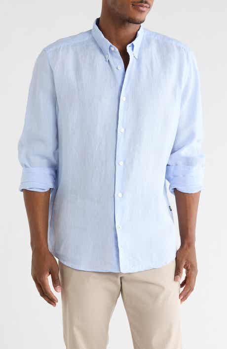 BOSS Liam Linen Dress Shirt