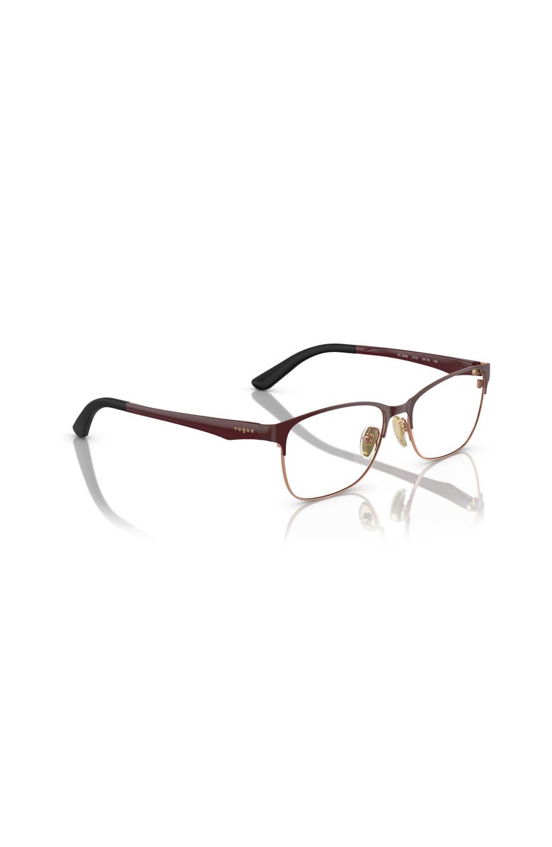 Vogue Eyewear 54mm Square optical glasses, Alternate, color, Red