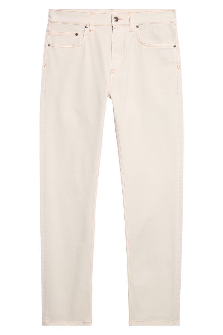 Tapered Leg Jeans, Main, color, WHITE