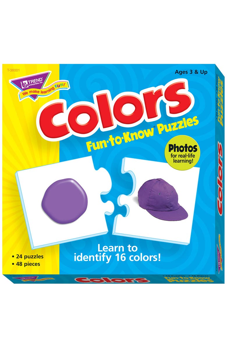 TREND enterprises, Inc. Trend Enterprises Colors Funtoknow Puzzle, Main, color, Multicolored