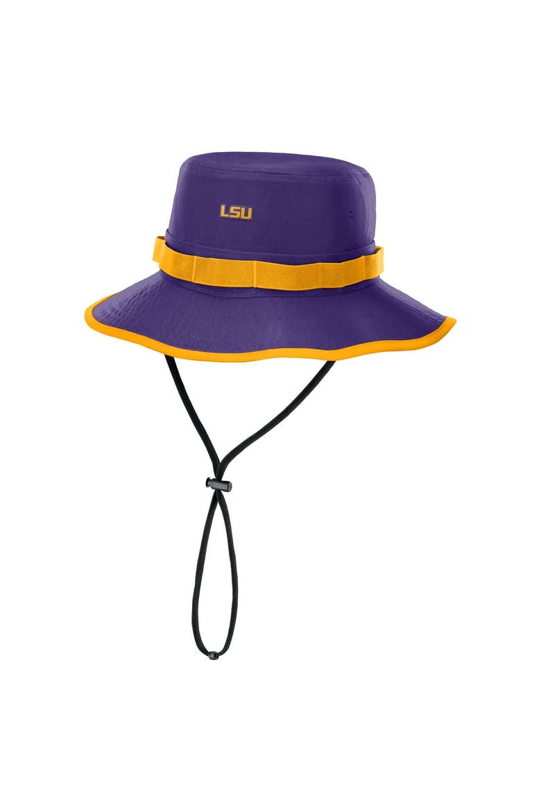 Men's Nike Purple LSU Tigers 2025 Sideline Apex Boonie Bucket Hat, Main, color, Purple