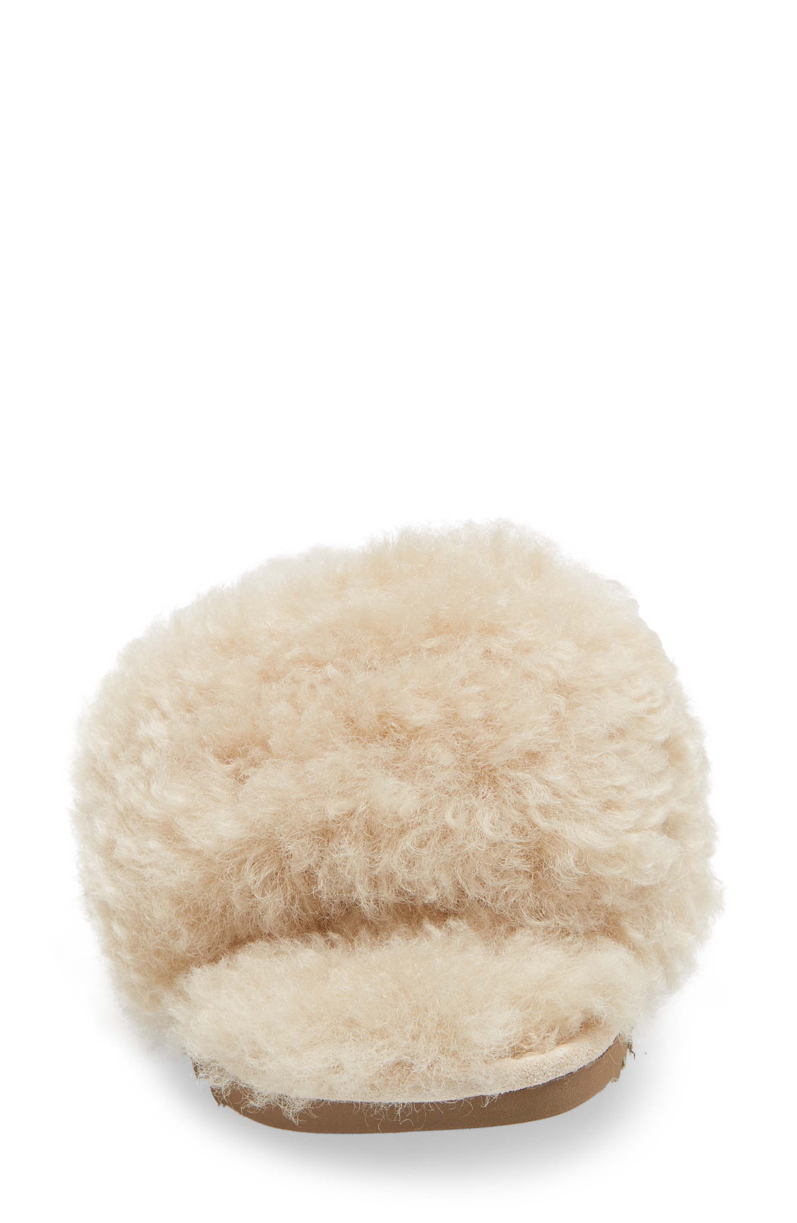 rag & bone Eira Faux Fur Slide Sandal, Alternate, color, 