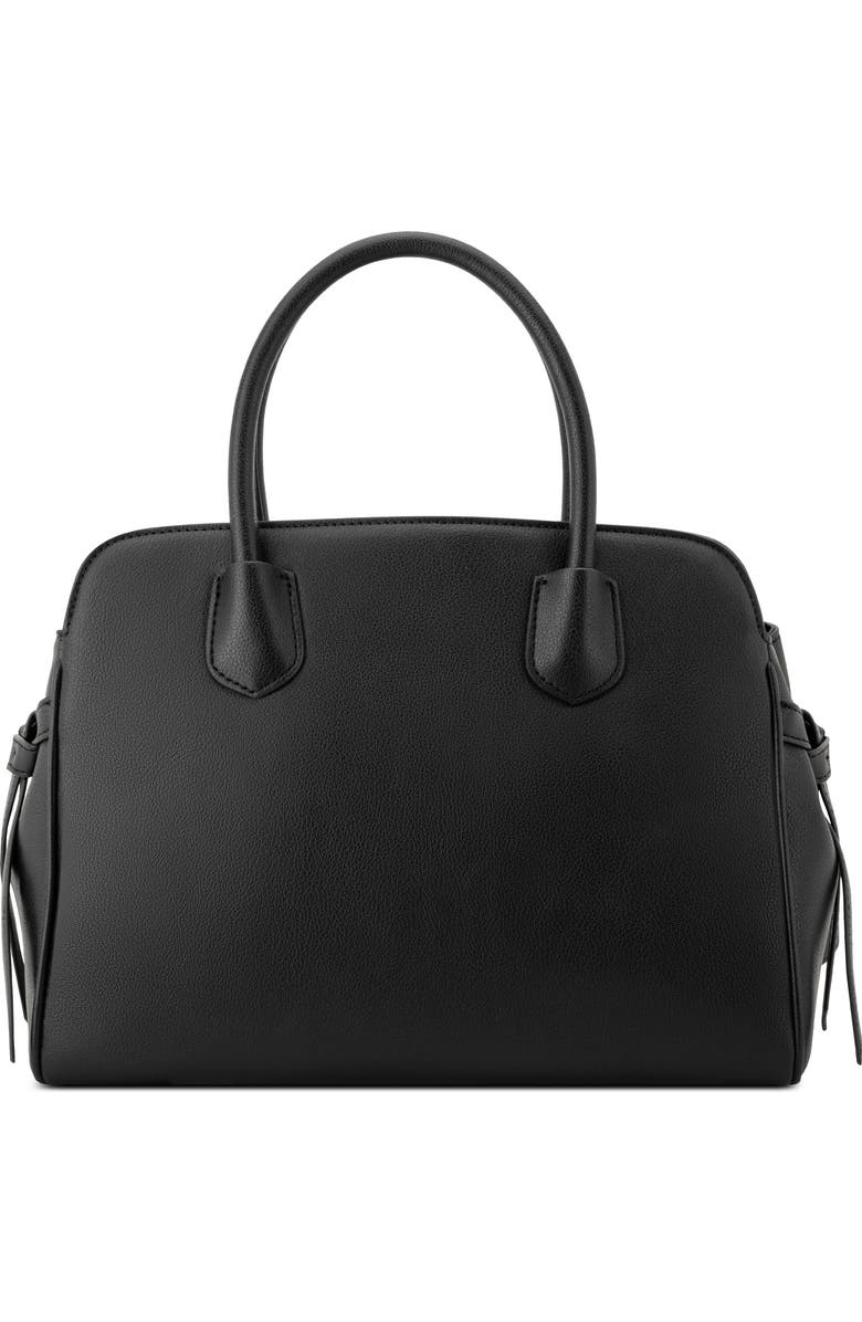 Nine West Isidore Large Satchel Bag, Alternate, color, Black