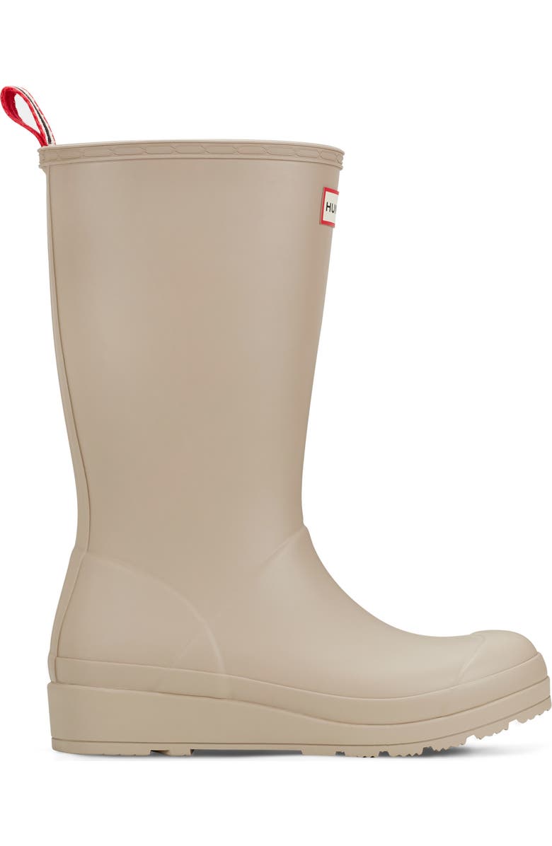 Hunter Original Play Tall Waterproof Rain Boot, Alternate, color, Blush Beige