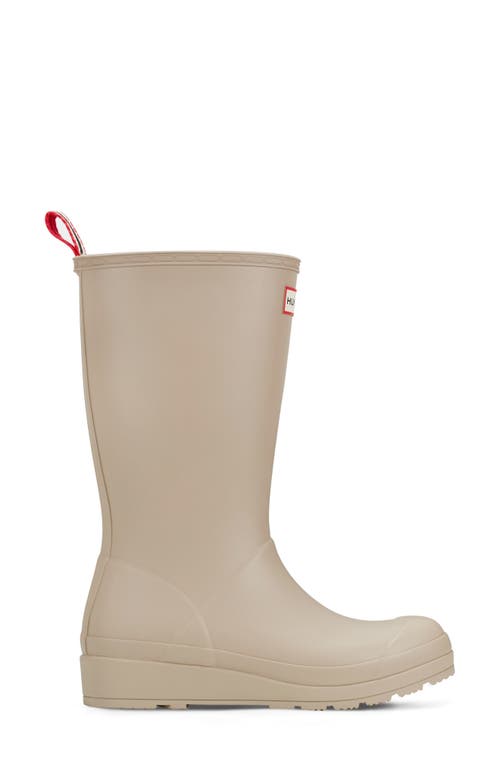 Shop Hunter Original Play Tall Waterproof Rain Boot In Blush Beige