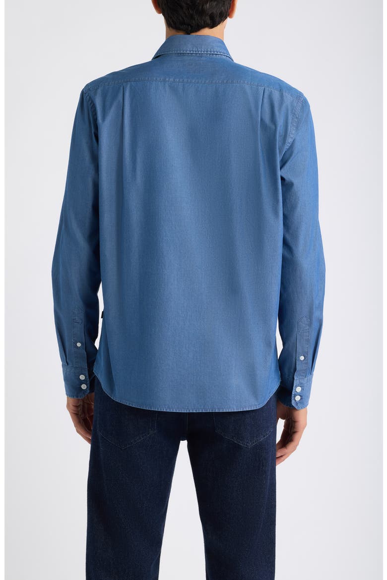 Rob Cotton Poplin Button-Up Shirt, Alternate, color, OPEN BLUE