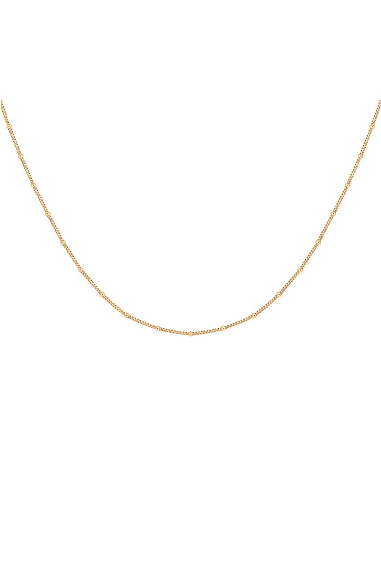 Karma and Luck Endless Link - Diamond Cut Gold Necklace, Main, color, Gold