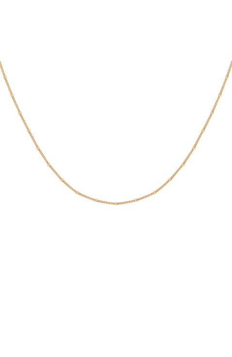 Endless Link - Diamond Cut Gold Necklace