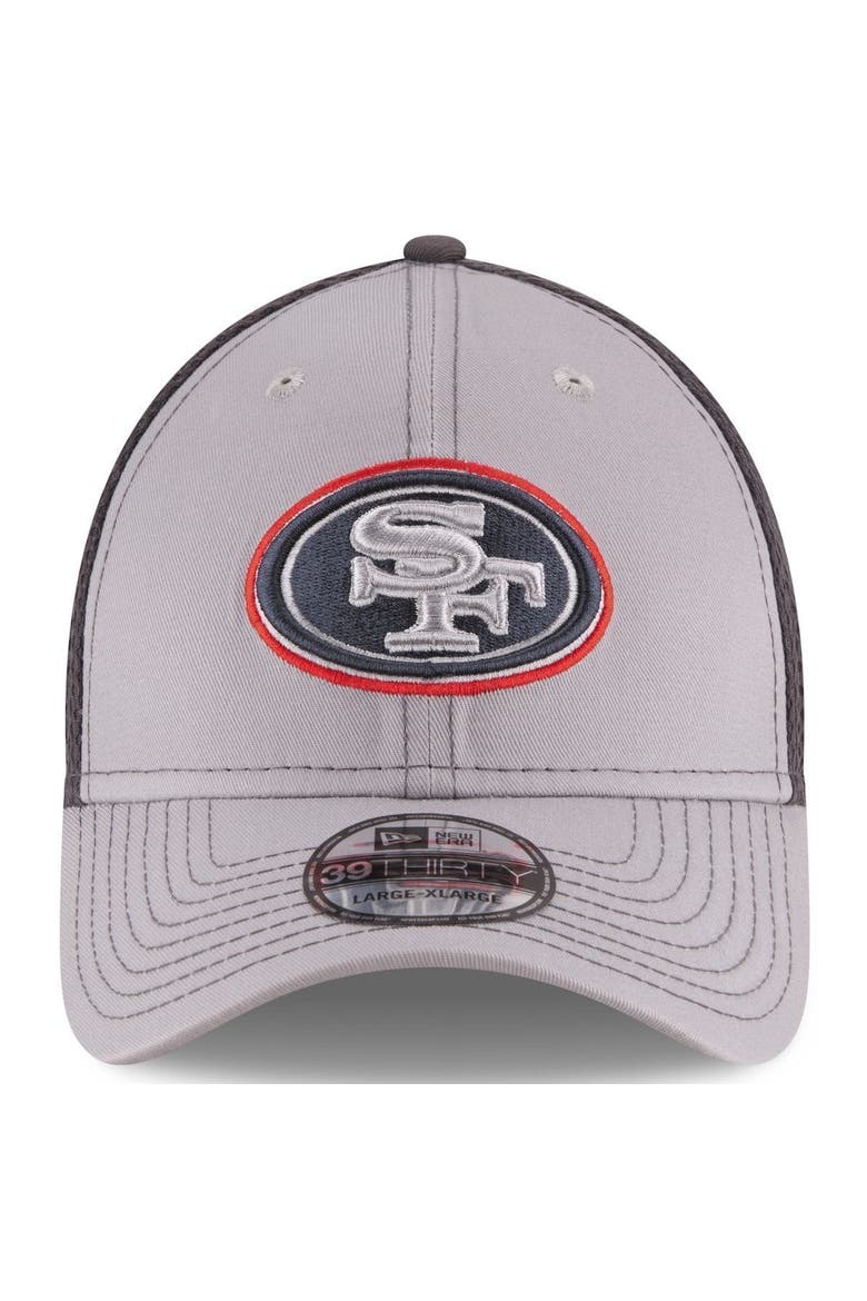 Men's New Era Gray/Graphite San Francisco 49ers Grayed Out Neo 2 39THIRTY Flex Hat, Alternate, color, GRAY