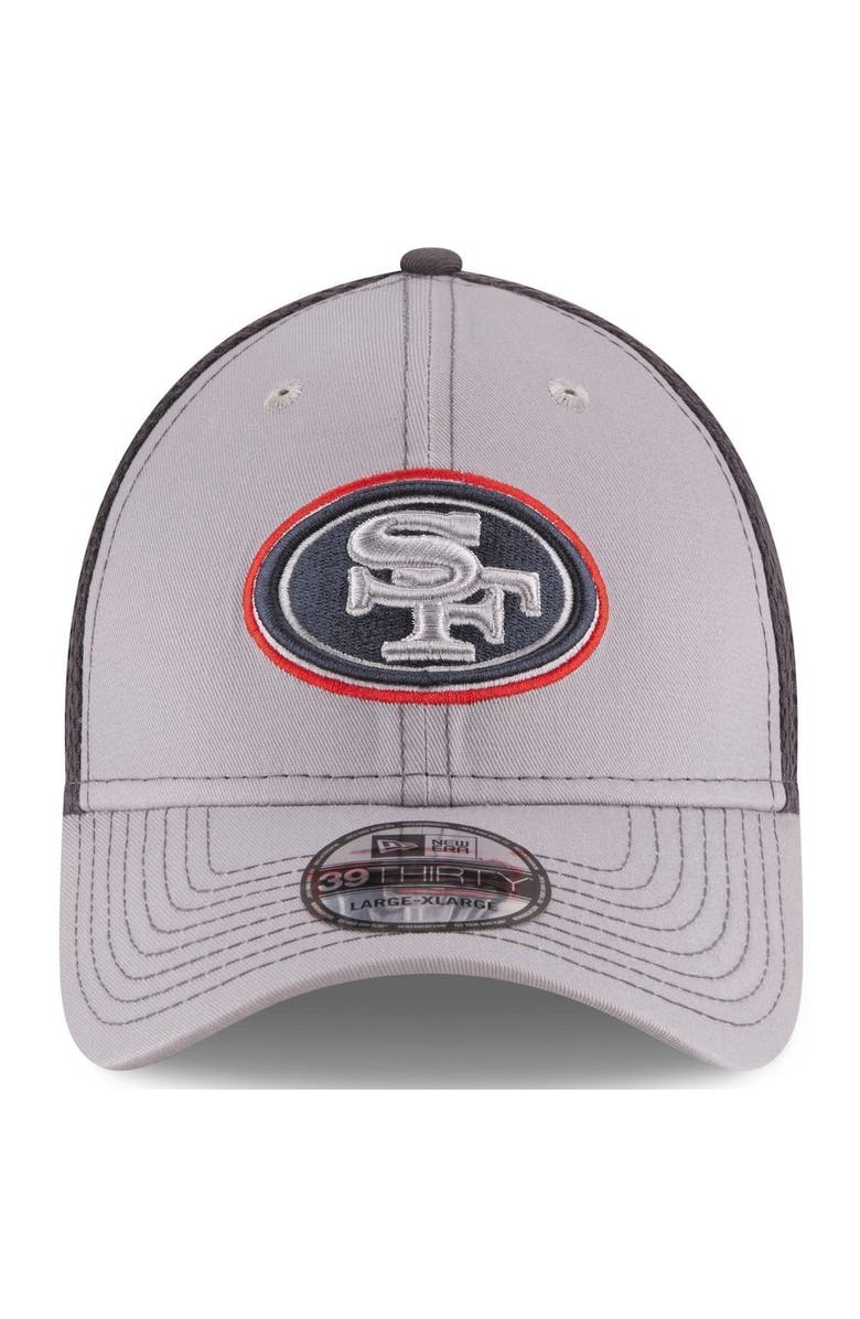 New Era Men's New Era Gray/Graphite San Francisco 49ers Grayed Out Neo 2 39THIRTY Flex Hat, Alternate, color, Gray