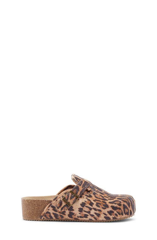 Mia Qwest Clog In Animal Print