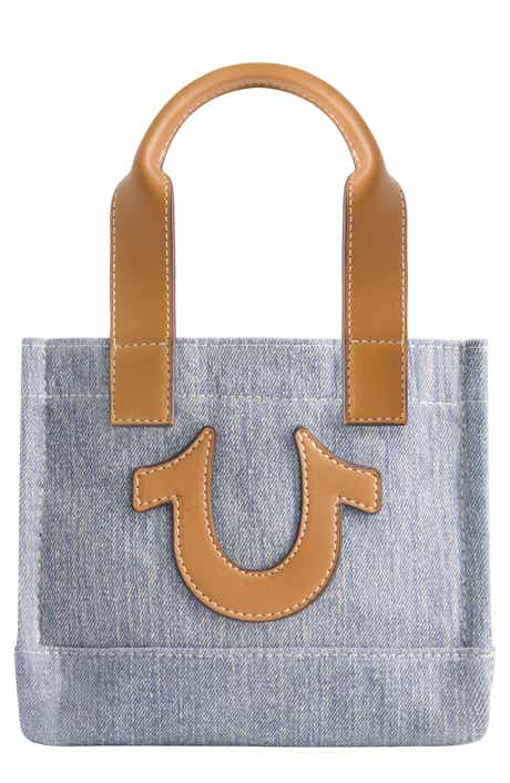 True Religion TR Mini Denim Tote Bag