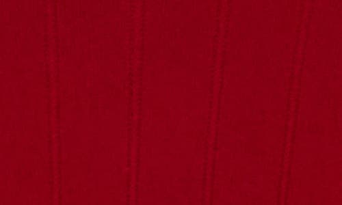 Bruno Magli Wide Rib Wool & Cashmere Sweater In Red
