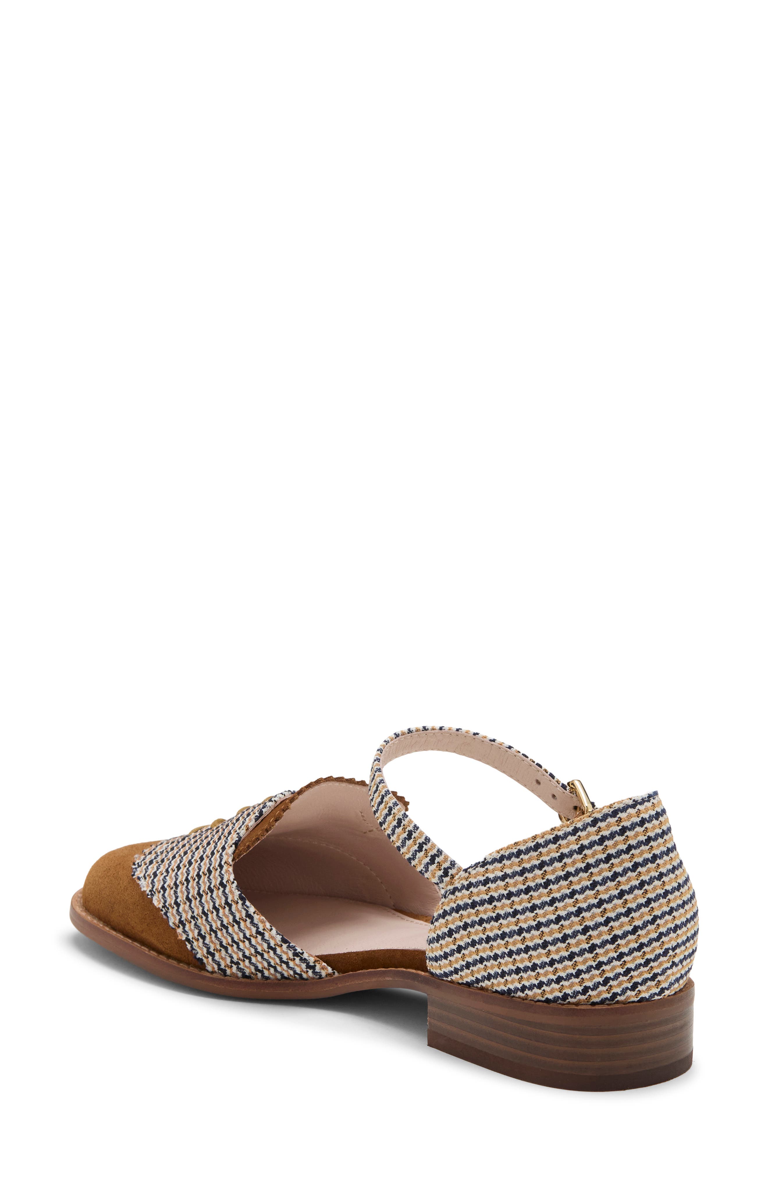 Lemon Mary Jane Flat, Alternate, color, TAN PLAID