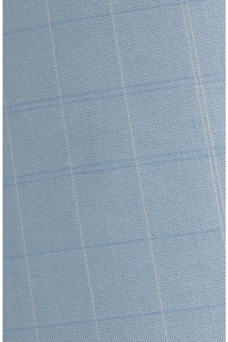 Bryston Signature Trim Fit Windowpane Check Cotton Dress Shirt, Alternate, color, BLUE BRYSTON PLAID