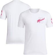 adidas Men's adidas Lionel Messi White Vice T-Shirt
