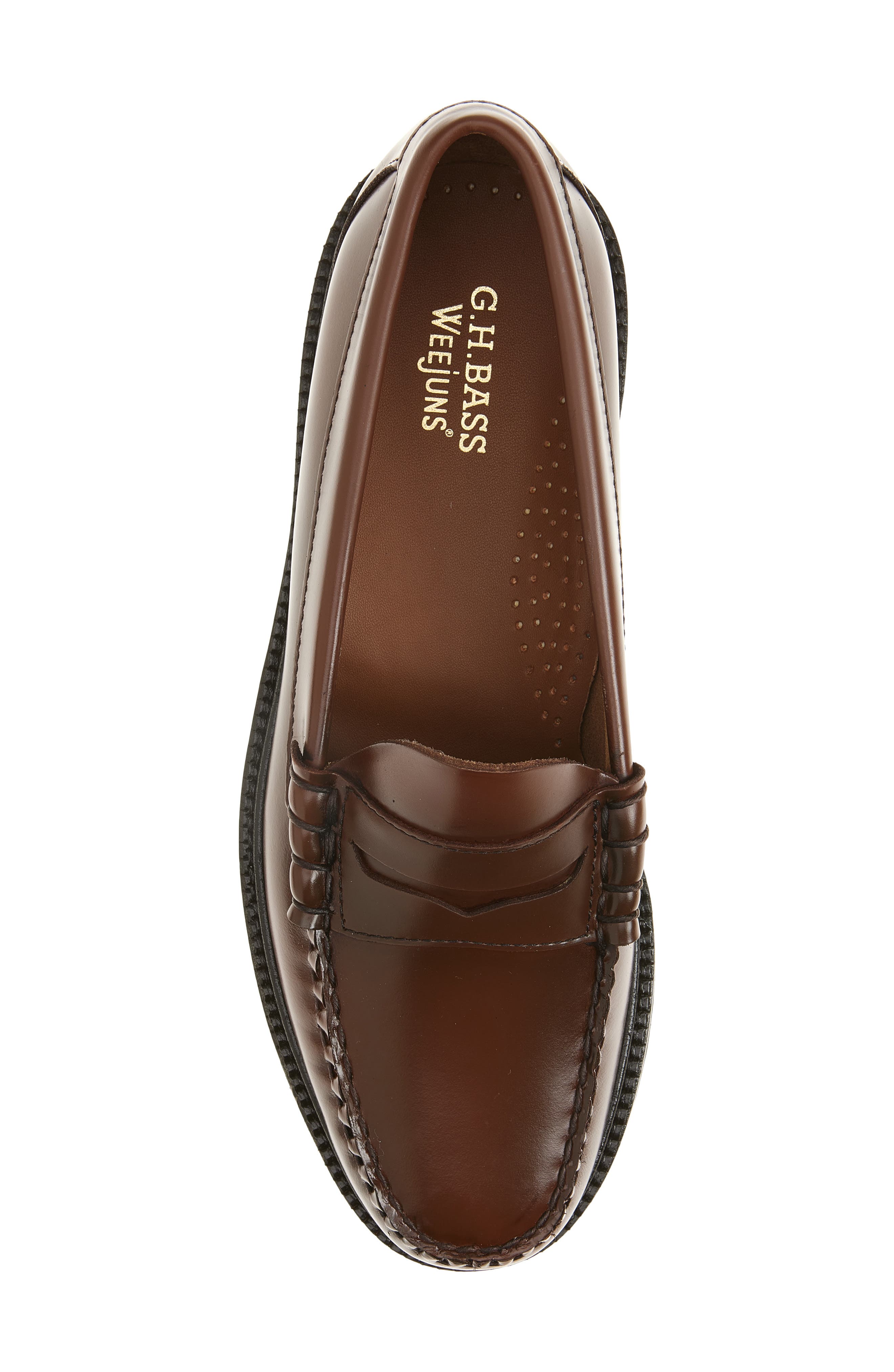Layton Leather Penny Loafer, Alternate, color, MELON