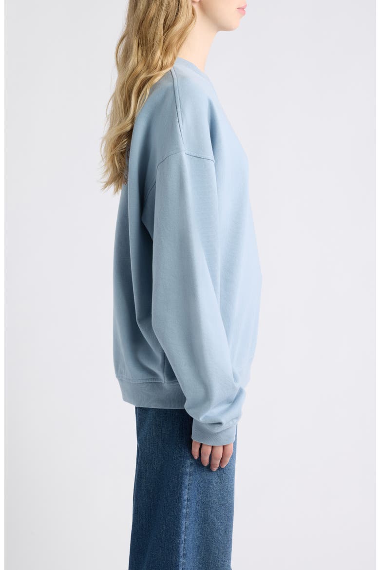 x The Ritz Paris Gender Inclusive Sweatshirt, Alternate, color, LIGHT BLUE