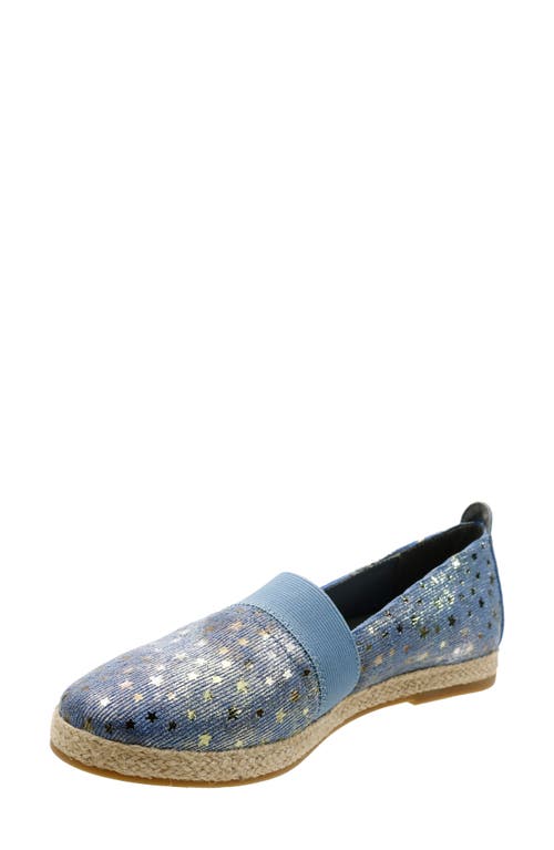 David Tate Grin Espadrille In Blue