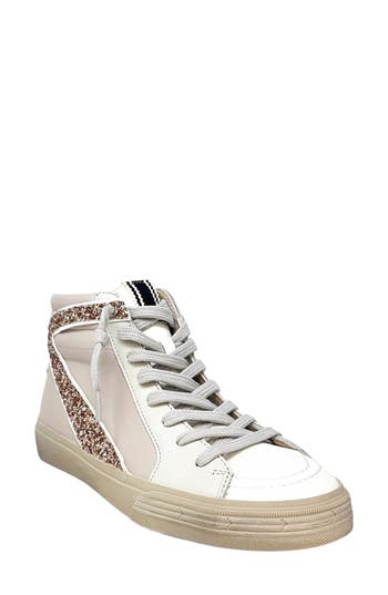 Shushop Rooney High-top Sneaker In White