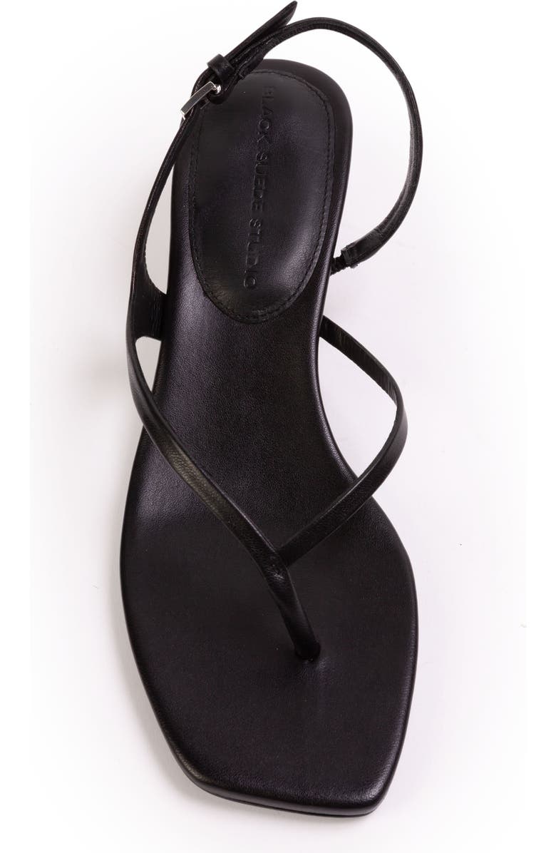 BLACK SUEDE STUDIO Mehak 35 Leather Sandal, Alternate, color, Black Leather