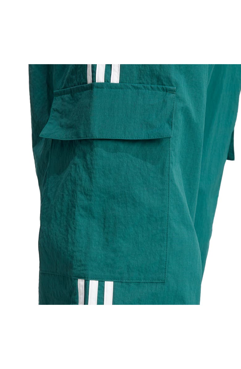 adidas Adicolor Classics Lifestyle 3-Stripe Cargo Pants, Alternate, color, Collegiate Green