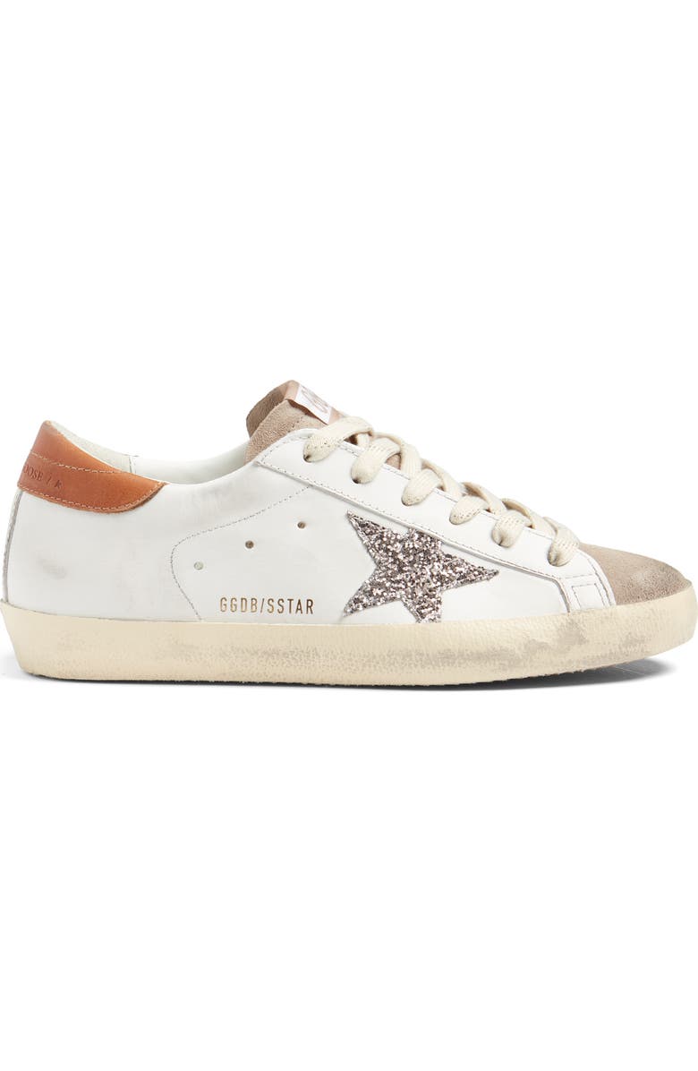 Golden Goose Super Star Sneaker, Alternate, color, White/ Beige/ Cinder/ Brown