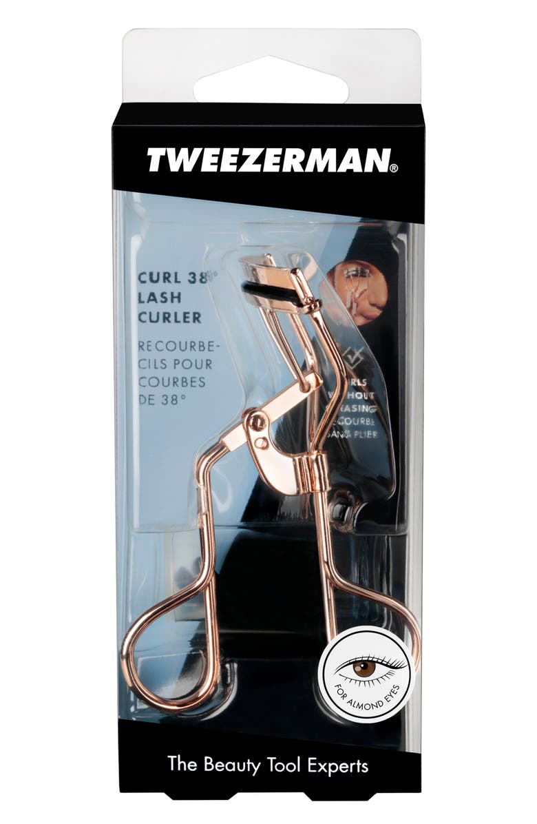 TWEEZERMAN Curl 38 Eyelash Curler, Alternate, color, Gold