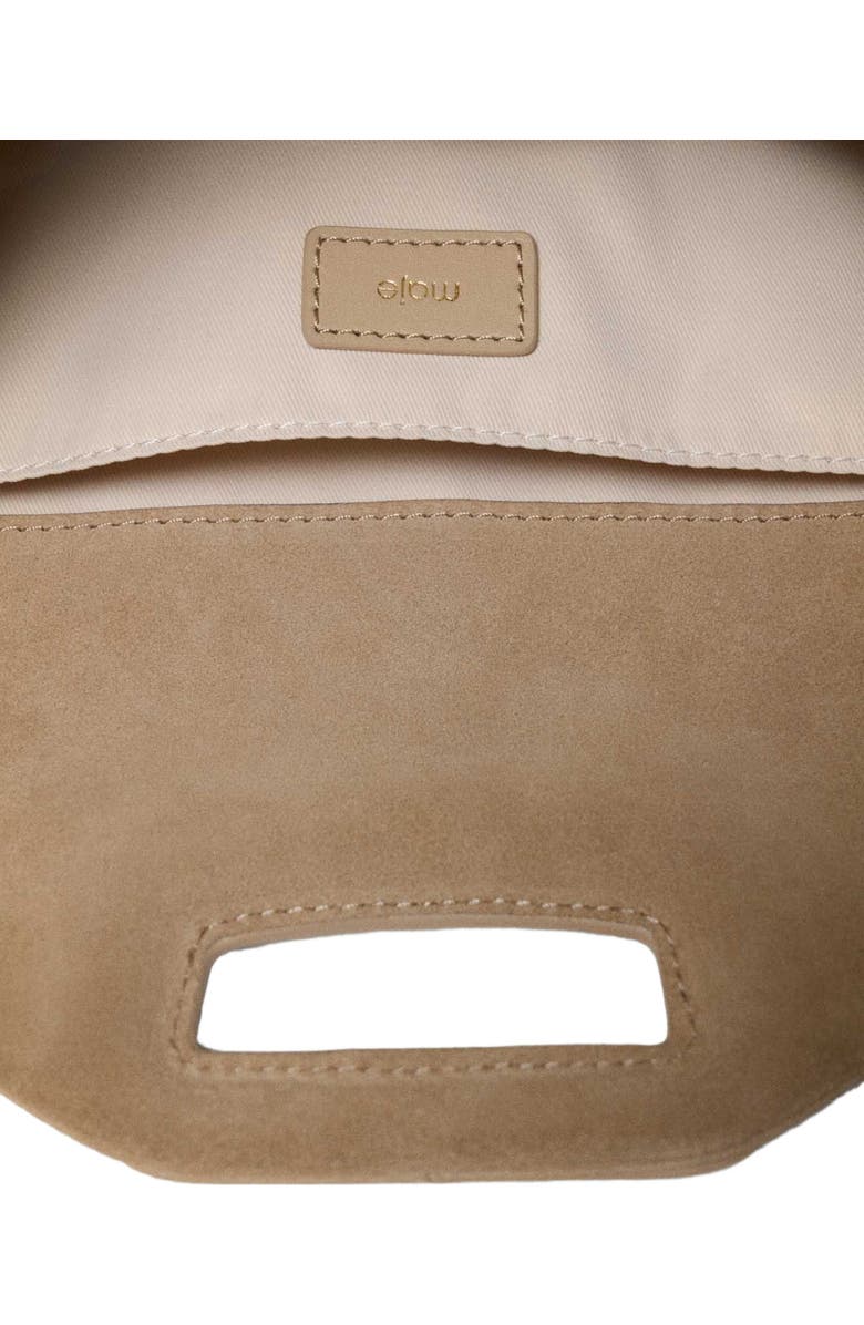 maje Suede Miss M bag, Alternate, color, Cappucino