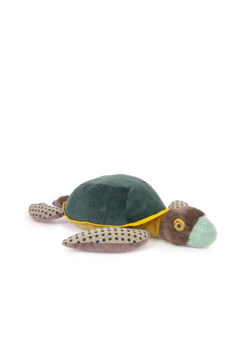 Moulin Roty Turtle Plush (large) - Stuffed Toy, Alternate, color, Green