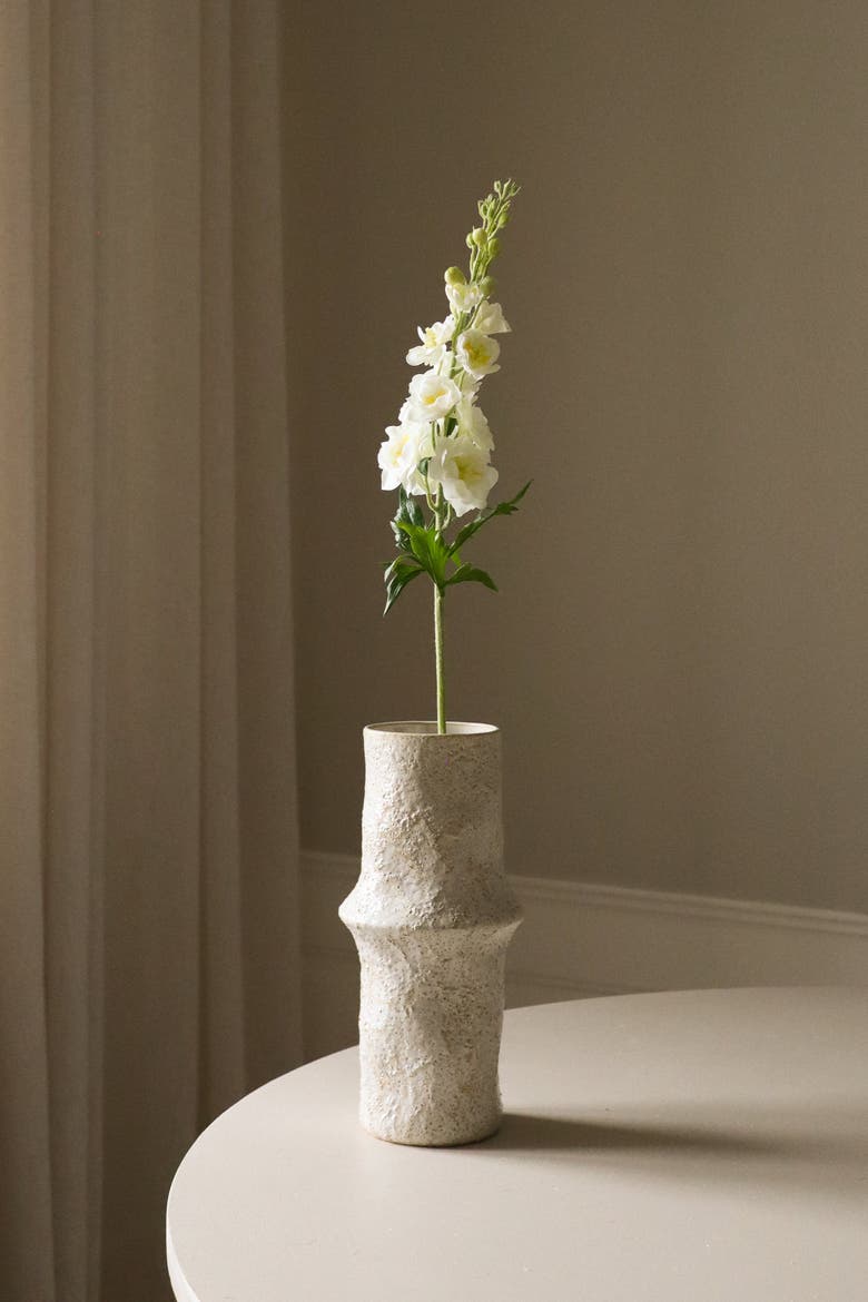White Delphinium Flower, Alternate, color, White